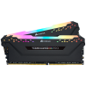 Memorie DDR Corsair DDR4 16 GB, frecventa 3600 MHz, 8 GB x 2 module, radiator, iluminare RGB, "CMW16GX4M2Z3600C18"