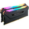 Memorie DDR Corsair DDR4 32 GB, frecventa 3600 MHz, 16 GB x 2 module, radiator, iluminare RGB, "CMW32GX4M2Z3600C18"