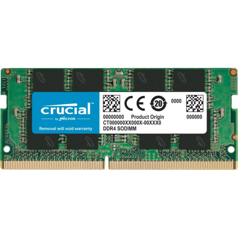 SODIMM Crucial, 8GB DDR4, 3200 MHz, "CT8G4SFRA32A"