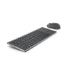 TASTATURA si Mouse DELL, "KM7120W", wireless, butoane programabile taste format standard (104-108 taste), mouse gri, 7/1 butoane