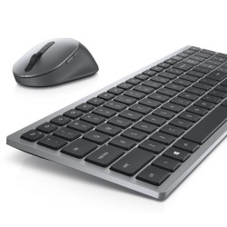 TASTATURA si Mouse DELL, "KM7120W", wireless, butoane programabile taste format standard (104-108 taste), mouse gri, 7/1 butoane