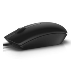 MOUSE DELL, "MS116", PC sau NB, cu fir, USB, optic, 1000 dpi, butoane/scroll 3/1, , negru, "570-AAIR-05" (timbru verde 0.18 lei)
