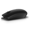 MOUSE DELL, "MS116", PC sau NB, cu fir, USB, optic, 1000 dpi, butoane/scroll 3/1, , negru, "570-AAIR-05" (timbru verde 0.18 lei)