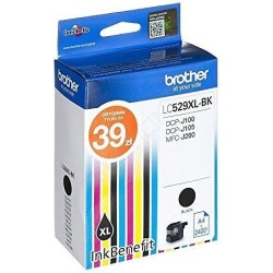 Cartus Cerneala Original Brother Black, LC529XLBK, pentru DCP-J100|J105|MFC-J200, 2.4K, (timbru verde 0.15 lei), "LC529XLBK"