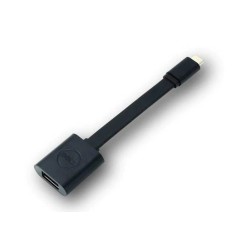 CABLU alimentare si date DELL, pt. smartphone, USB 3.0 (M) la USB Type-C (T), 0.13 m, metal, plastic, negru, "470-ABNE-05" (timb