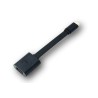 CABLU alimentare si date DELL, pt. smartphone, USB 3.0 (M) la USB Type-C (T), 0.13 m, metal, plastic, negru, "470-ABNE-05" (timb