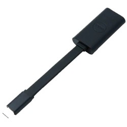 CABLU alimentare si date DELL, pt. smartphone, USB 3.0 (M) la USB Type-C (T), 0.13 m, metal, plastic, negru, "470-ABNE-05" (timb