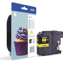 Cartus Cerneala Original Brother Yellow, LC123Y, pentru DCP-J4110| MFC-J4410|J4510|J4610|J4710|J6520|J6920, 600, (timbru verde 0