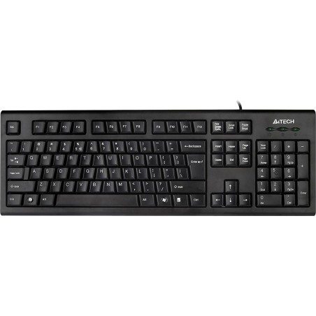TASTATURA A4TECH, "KRS85", cu fir, 104 taste format standard , USB, negru, "KRS-85-USB" (timbru verde 0.8 lei)