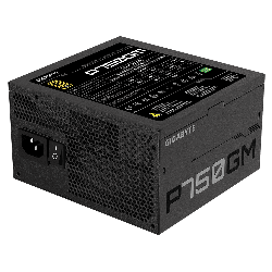 SURSA SURSA GIGABYTE , 750 W, modulara, ATX 12V 2.31, fan 120 mm x 1, 80 Plus Gold, "GP-P750GM" (timbru verde 2 lei)