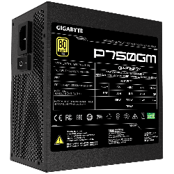 SURSA SURSA GIGABYTE , 750 W, modulara, ATX 12V 2.31, fan 120 mm x 1, 80 Plus Gold, "GP-P750GM" (timbru verde 2 lei)