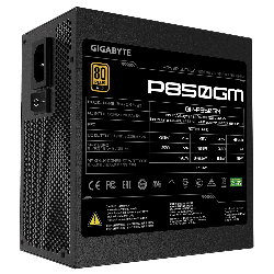 SURSA SURSA GIGABYTE , 850 W, modulara, ATX 12V 2.31, fan 120 mm x 1, 80 Plus Gold, "GP-P850GM" (timbru verde 2 lei)