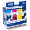 Cartus Cerneala Original Brother CMYK, LC980VALBP, pentru DCP-145C|165C|195C|365C|375C|MFC-250C|290C|295CN, 1x 300,3x295, (timbr
