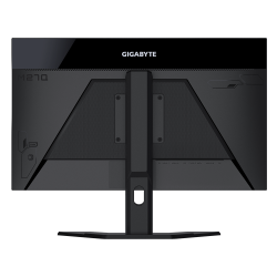 MONITOR GIGABYTE 27 inch, Gaming, IPS, WQHD (2560 x 1440), Wide, 350 cd/mp, 0.5 ms, HDMI x 2, DisplayPort, "M27Q" (timbru verde 