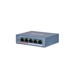 SWITCH PoE HIKVISION, port 10/100 x 5, SFP nu, carcasa metalica, "DS-3E0105P-E/M(B)" (timbru verde 2 lei)