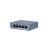 SWITCH PoE HIKVISION, port 10/100 x 5, SFP nu, carcasa metalica, "DS-3E0105P-E/M(B)" (timbru verde 2 lei)