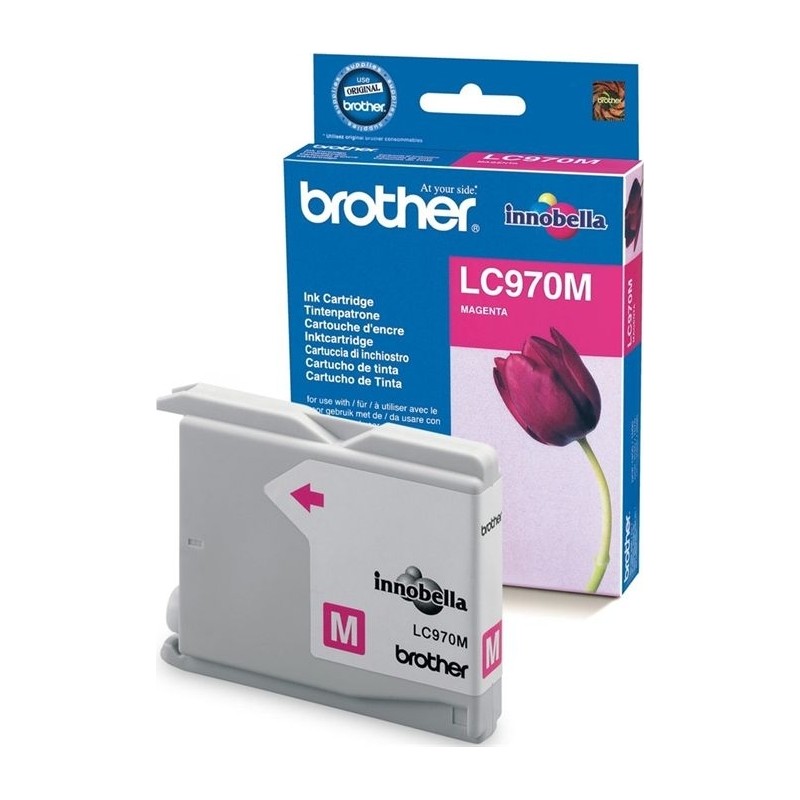 Cartus Cerneala Original Brother Magenta, LC970M, pentru DCP-135C|150C|153C|157C|235C|260C|MFC-260C, 300,, (timbru verde 0.15 le
