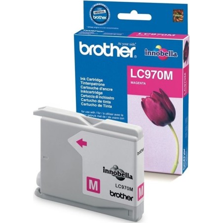 Cartus Cerneala Original Brother Magenta, LC970M, pentru DCP-135C|150C|153C|157C|235C|260C|MFC-260C, 300,, (timbru verde 0.15 le