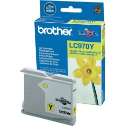 Cartus Cerneala Original Brother Yellow, LC970Y, pentru DCP-135C|150C|153C|157C|235C|260C|MFC-260C, 300,, (timbru verde 0.15 lei