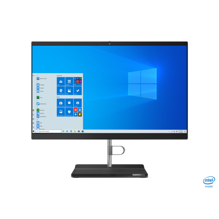 DESKTOP LENOVO, All-in-one, CPU i5-10400T, monitor 21.5 inch, Intel UHD Graphics 630, memorie 8GB, SSD 512GB, unitate optica,tas