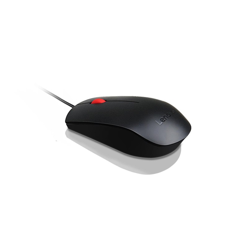 MOUSE LENOVO, PC sau NB, cu fir, USB, optic, 1600 dpi, butoane/scroll 3/1, , negru, "4Y50R20863" (timbru verde 0.18 lei)