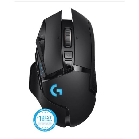 MOUSE LOGITECH, "G502 Lightspeed", gaming, wireless, 2.4GHz, optic, 25600 dpi, butoane/scroll 11/1, iluminare,butoane programabi