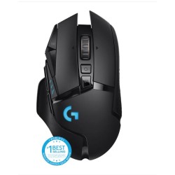 MOUSE LOGITECH, "G502 Lightspeed", gaming, wireless, 2.4GHz, optic, 25600 dpi, butoane/scroll 11/1, iluminare,butoane programabi
