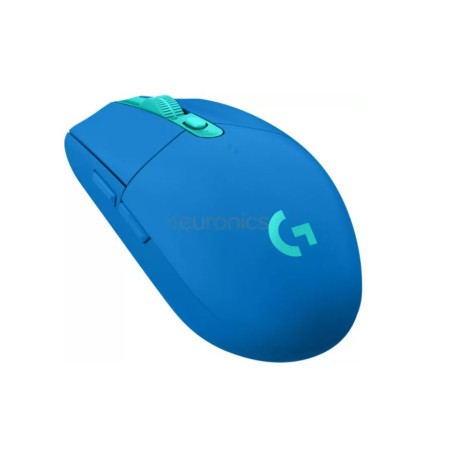 MOUSE LOGITECH, "G305 Lightspeed", gaming, wireless, 2.4GHz, optic, 12000 dpi, butoane/scroll 6/1, buton selectare viteza, albas