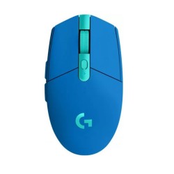 MOUSE LOGITECH, "G305 Lightspeed", gaming, wireless, 2.4GHz, optic, 12000 dpi, butoane/scroll 6/1, buton selectare viteza, albas