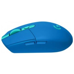 MOUSE LOGITECH, "G305 Lightspeed", gaming, wireless, 2.4GHz, optic, 12000 dpi, butoane/scroll 6/1, buton selectare viteza, albas