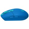 MOUSE LOGITECH, "G305 Lightspeed", gaming, wireless, 2.4GHz, optic, 12000 dpi, butoane/scroll 6/1, buton selectare viteza, albas