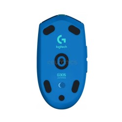 MOUSE LOGITECH, "G305 Lightspeed", gaming, wireless, 2.4GHz, optic, 12000 dpi, butoane/scroll 6/1, buton selectare viteza, albas