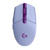 MOUSE LOGITECH, "G3054 Lightspeed", gaming, wireless, 2.4GHz, optic, 12000 dpi, butoane/scroll 6/1, buton selectare viteza, mov,
