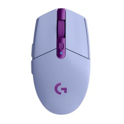 MOUSE LOGITECH, "G3054 Lightspeed", gaming, wireless, 2.4GHz, optic, 12000 dpi, butoane/scroll 6/1, buton selectare viteza, mov,