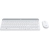 TASTATURA si Mouse LOGITECH, "Slim", wireless, 1000 dpi taste format standard (104-108 taste), mouse alb, 3/1 butoane, 104, "920