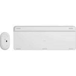 TASTATURA si Mouse LOGITECH, "Slim", wireless, 1000 dpi taste format standard (104-108 taste), mouse alb, 3/1 butoane, 104, "920