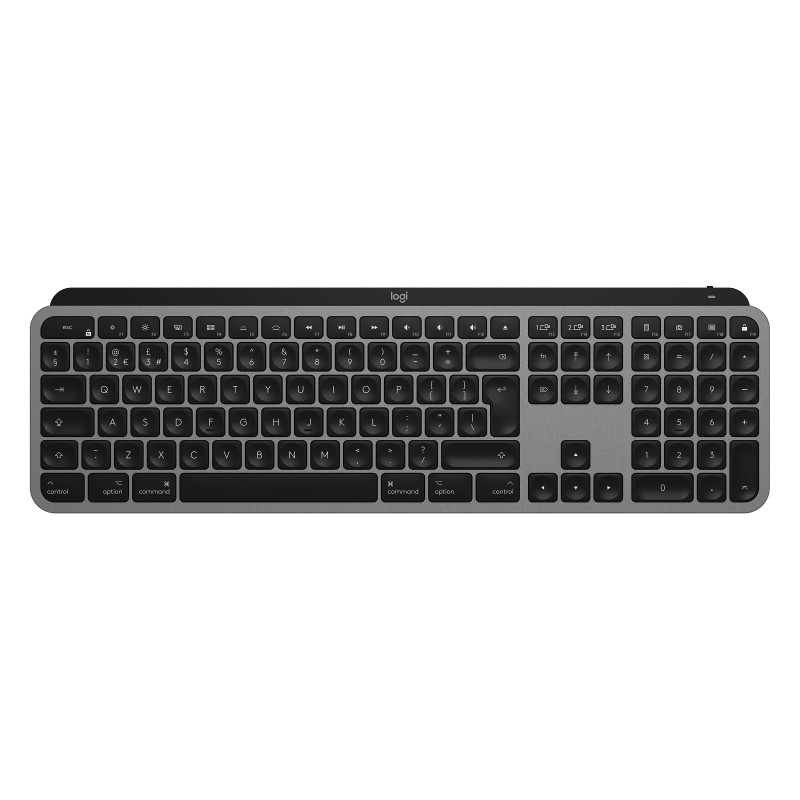 TASTATURA LOGITECH, "MX Keys for Mac ", wireless | cu fir, 104 taste format standard (104-108 taste), USB, negru, "920-009558" (