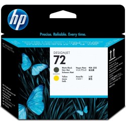 Cap Printare Original HP Matte Black/Yellow, nr.72, pentru DesignJet T1100|1120|1200|1300|2300|T610|620|770|790, , (timbru verde