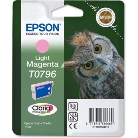 Cartus Cerneala Original Epson Magenta, T0796, pentru Stylus Photo 1400, , (timbru verde 0.15 lei),  "C13T07964010"