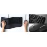 TASTATURA si Mouse MICROSOFT, cu fir, 15 butoane multimedia taste format standard (104-108 taste), mouse negru, 3/1 butoane, 104