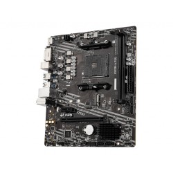 PLACA de BAZA MSI A520M, skt AM4, AMD A520, mATX, slot RAM 2 x DDR4, max 64 GB, 4x S-ATA 3, 1x M.2, 1x PCI-E, PCI-E3.0 x 16 x 1,