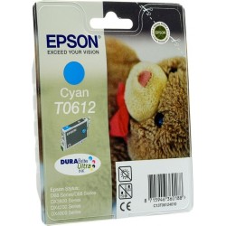 Cartus Cerneala Original Epson Cyan, T0612, pentru D88|D68PE|DX4800|DX4850|DX4200|DX4250|DX3800|DX3851,  , (timbru verde 0.15 le
