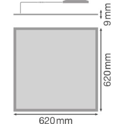 PANOU LED OSRAM, LED, soclu integrat, putere 40 W, tip lumina alb rece, 4000 lumeni, alimentare 220 - 230 V, "000004058075225497