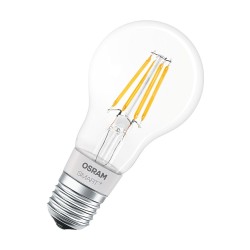 BEC smart LED Osram, soclu E27, putere 5.5W, forma clasic, lumina alb calda, alimentare 220 - 240 V, "000004058075091061" (timbr