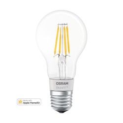 BEC smart LED Osram, soclu E27, putere 5.5W, forma clasic, lumina alb calda, alimentare 220 - 240 V, "000004058075091061" (timbr