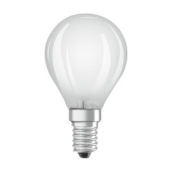 BEC LED Osram, soclu E14, putere 2.5W, forma clasic, lumina alb rece, alimentare 220 - 240 V, "000004058075116436" (timbru verde