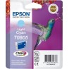 Cartus Cerneala Original Epson Light Cyan, T0805, pentru Stylus Photo R265|360|RX562,  , (timbru verde 0.15 lei), "C13T08054011"