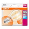 BEC LED Osram, soclu E27, putere 7.5W, forma clasic, lumina alb rece, alimentare 220 - 240 V, "000004058075817432" (timbru verde