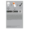 SET 3 becuri smart LED Osram, soclu E27, putere 9.50W, forma clasic, lumina alb, alimentare 220 - 240 V, "000004058075485792" (t