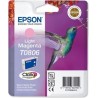 Cartus Cerneala Original Epson Light Magenta, T0806, pentru Stylus Photo R265|360|RX562,  , (timbru verde 0.15 lei), "C13T080640
